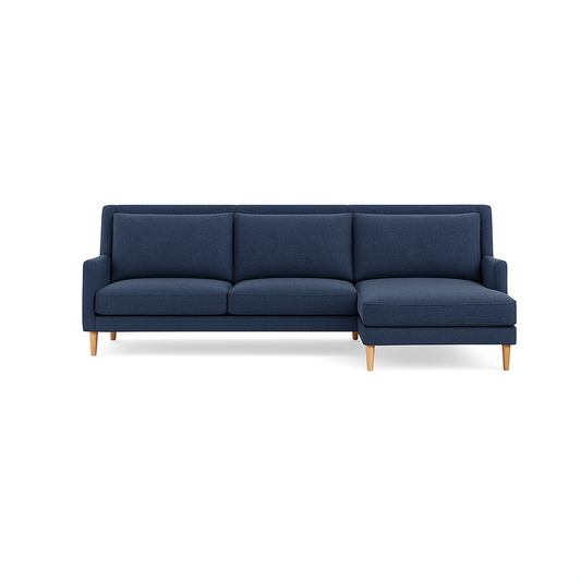 Lennox 3-Seat Right Chaise Sectional Deep Seat Extended Chaise