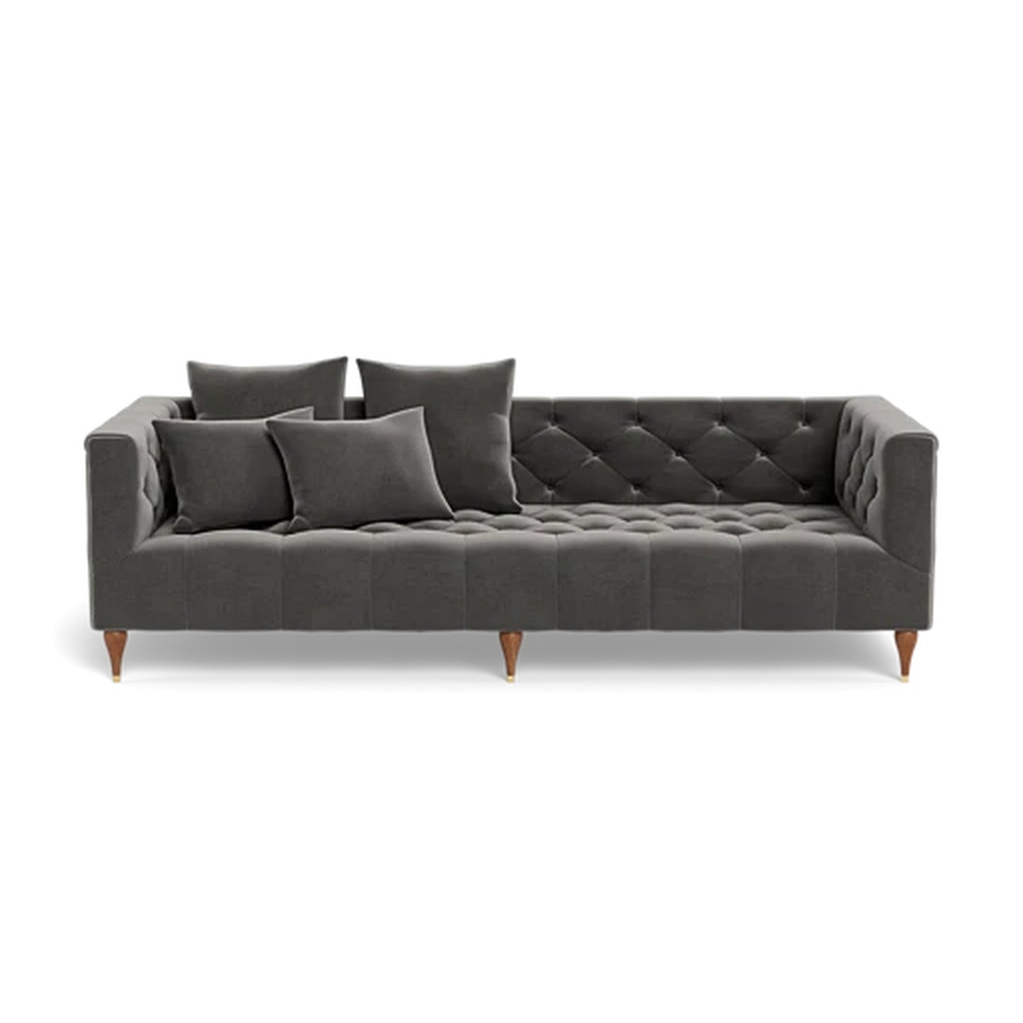 Ms. Chesterfield Sofa + Ottoman Combo