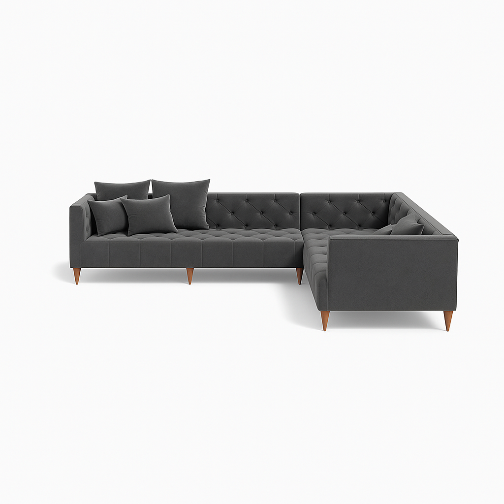 Ms. Chesterfield Corner Sofa  Standard Depth Symmetrical