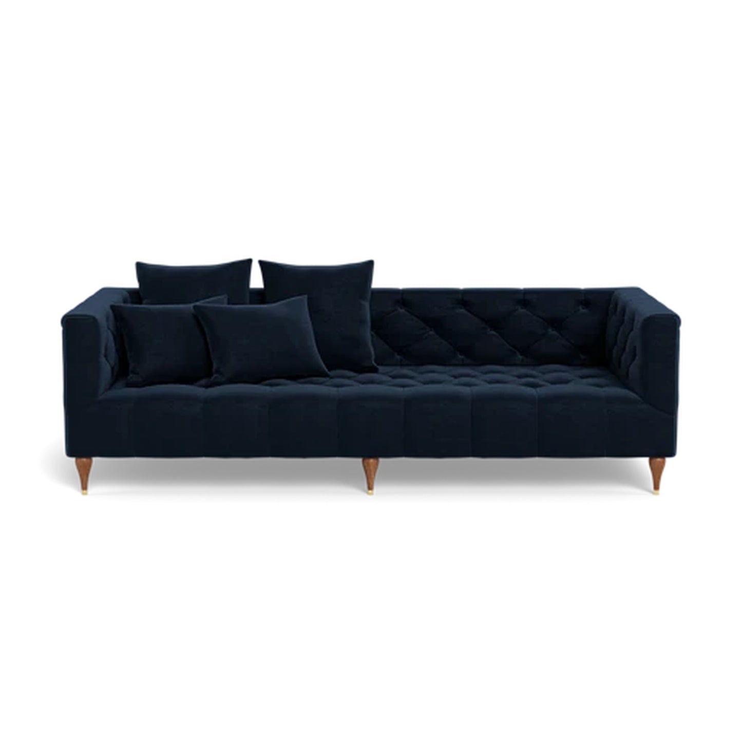 Ms. Chesterfield Sofa + Ottoman Combo