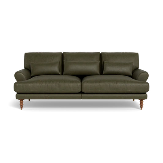 Maxwell 2-Seater Leather Sofa Compact