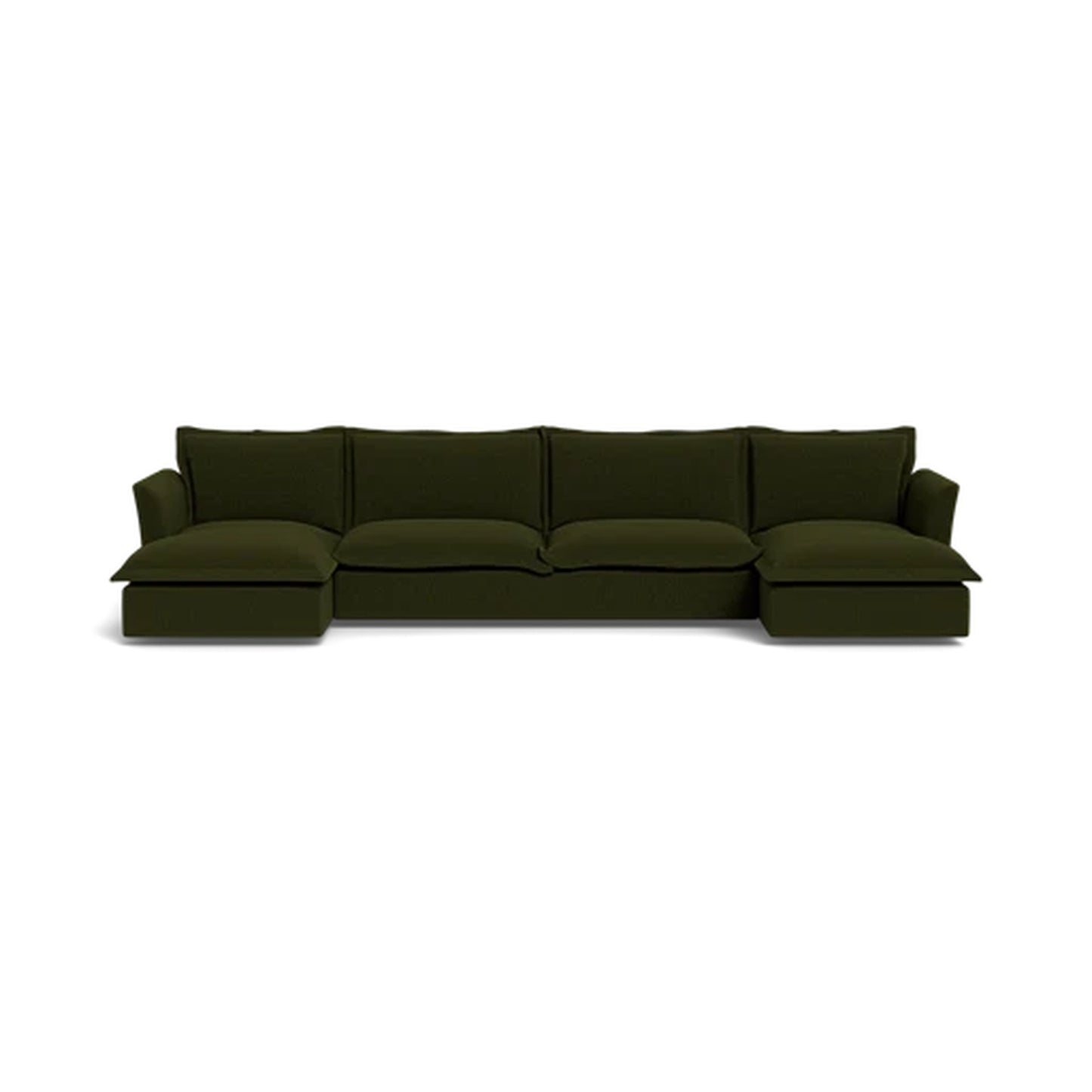 Skylar U-Chaise Sectional Standard Depth Dual Standard Chaises
