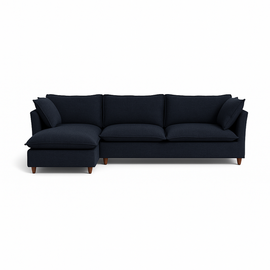 Skylar 3-Seat Left Chaise Sectional Standard Depth Compact Chaise