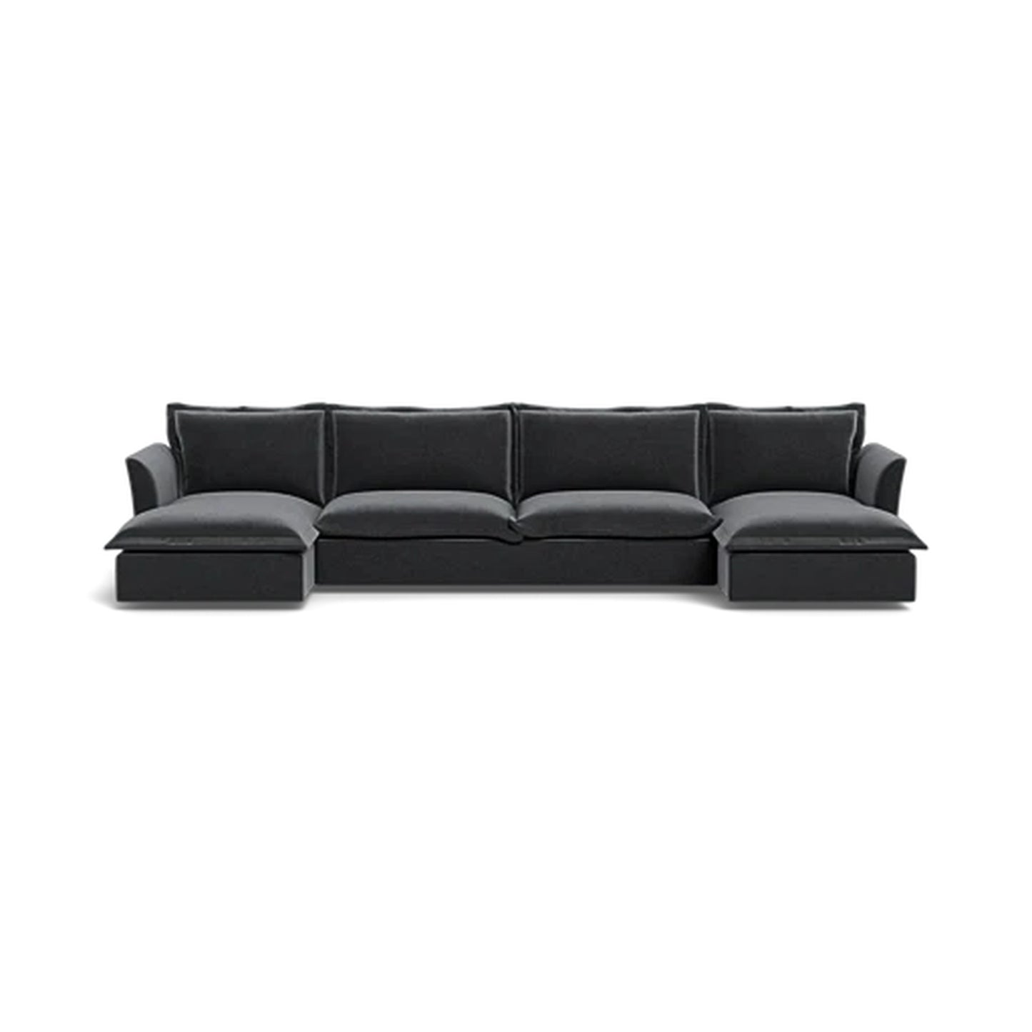 Skylar U-Chaise Sectional Deep Seat  Dual Standard Chaises