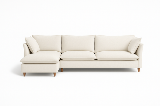 Skylar 3-Seat Left Chaise Sectional Deep Seat Compact Chaise