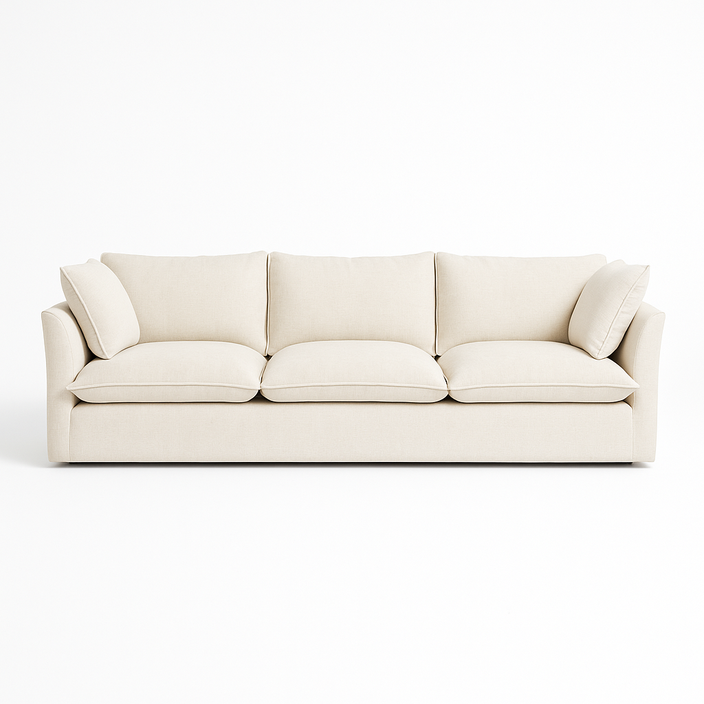 Skylar Rectangle Ottoman + 3seater Sofa Combo