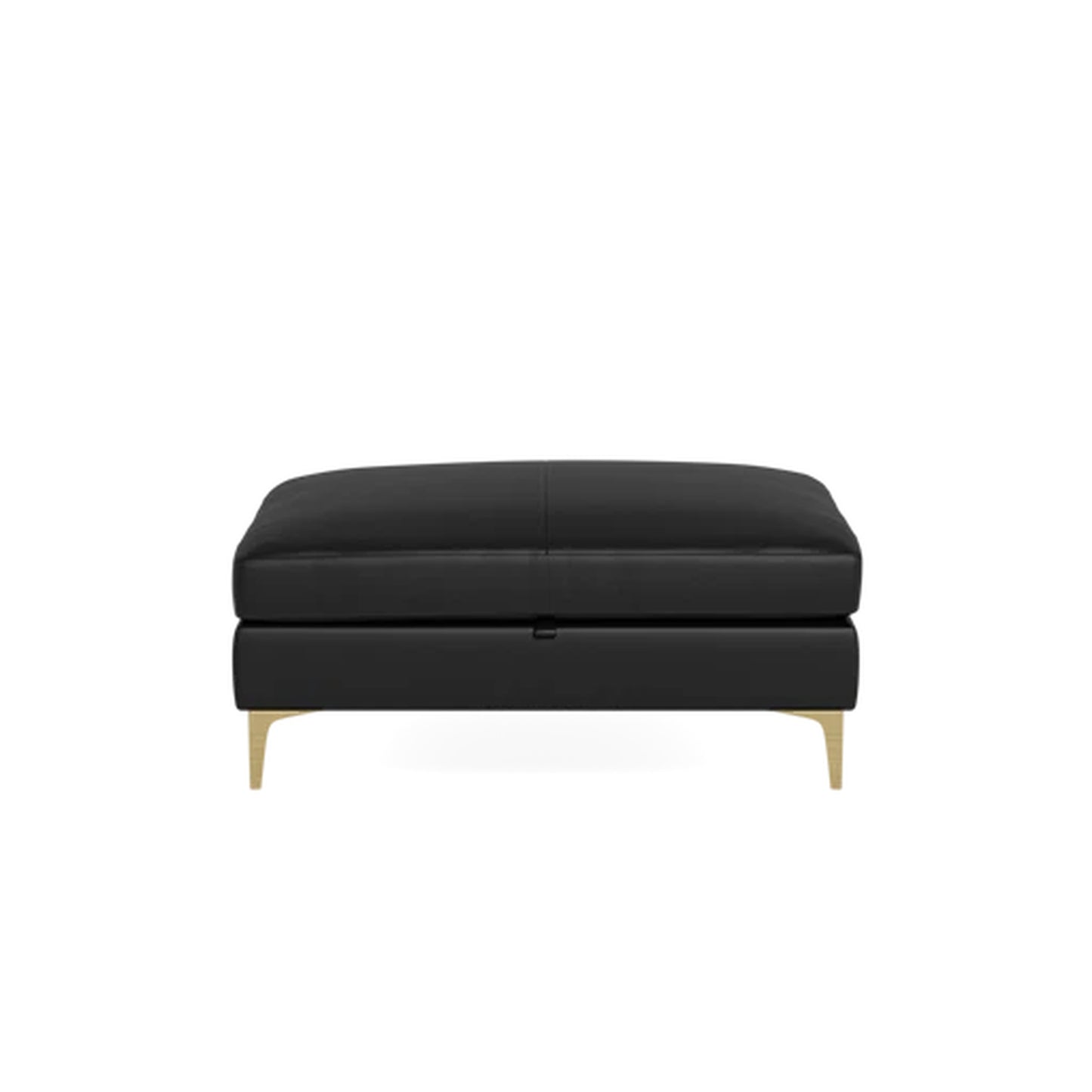 Sloan Leather  Ottoman + Leather Accent Chair Combo