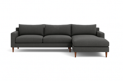 Sloan 3-Seat Right Chaise Sectional Standard Depth — Standard Chaise