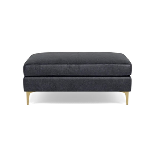 Sloan Leather Ottoman Large