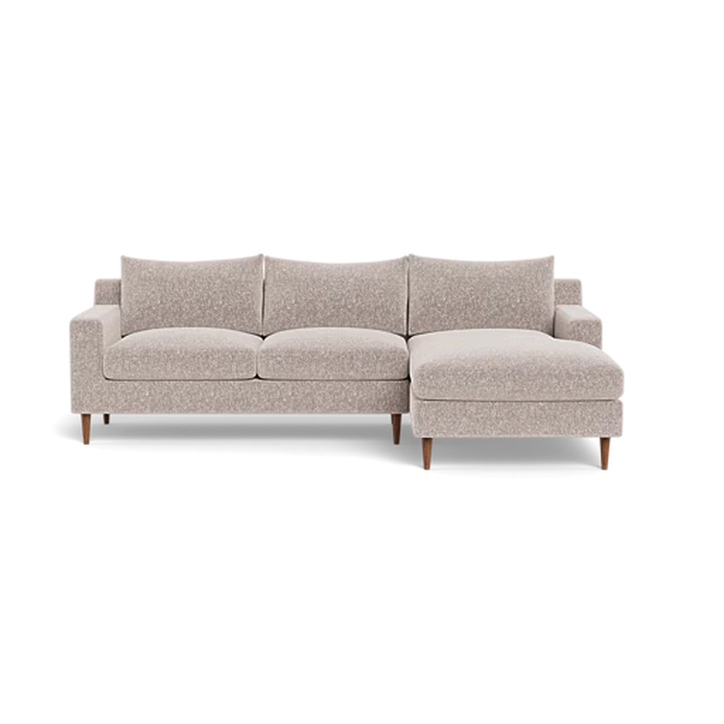 Sloan 3-Seat Right Chaise Sectional Standard Depth — Standard Chaise