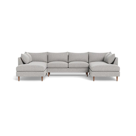 Sloan 4-Seater U-Chaise Sectional Standard Depth Symmetrical Headland