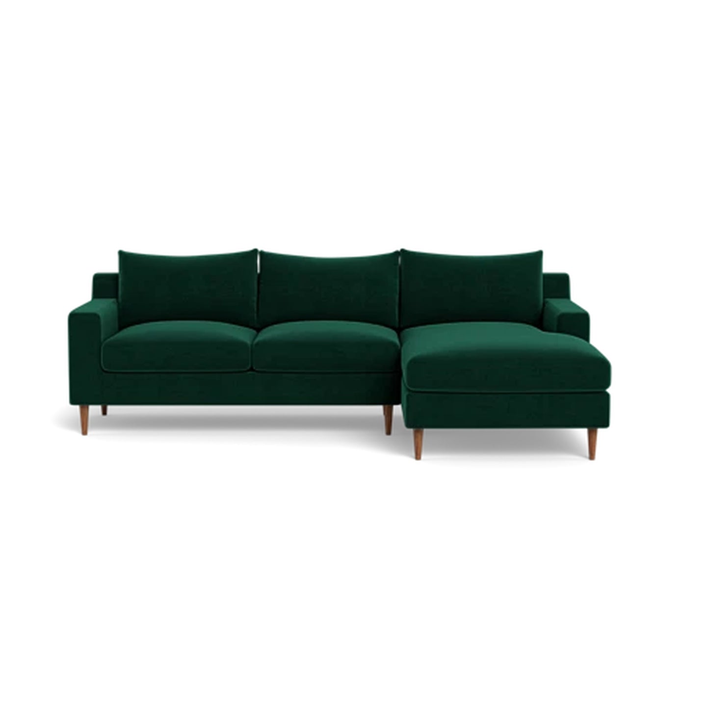 Sloan 3-Seat Right Chaise Sectional Standard Depth — Standard Chaise