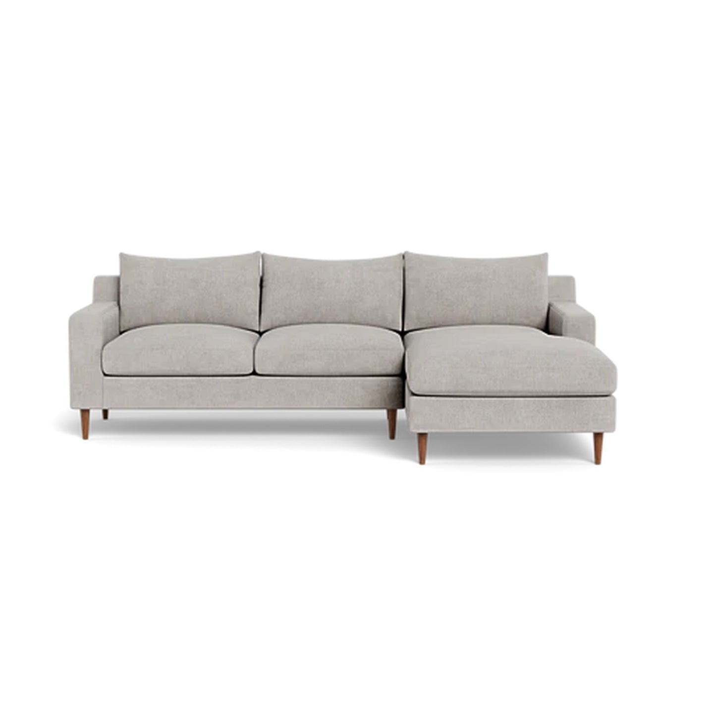 Sloan 3-Seat Right Chaise Sectional Deep Seat — Compact Chaise