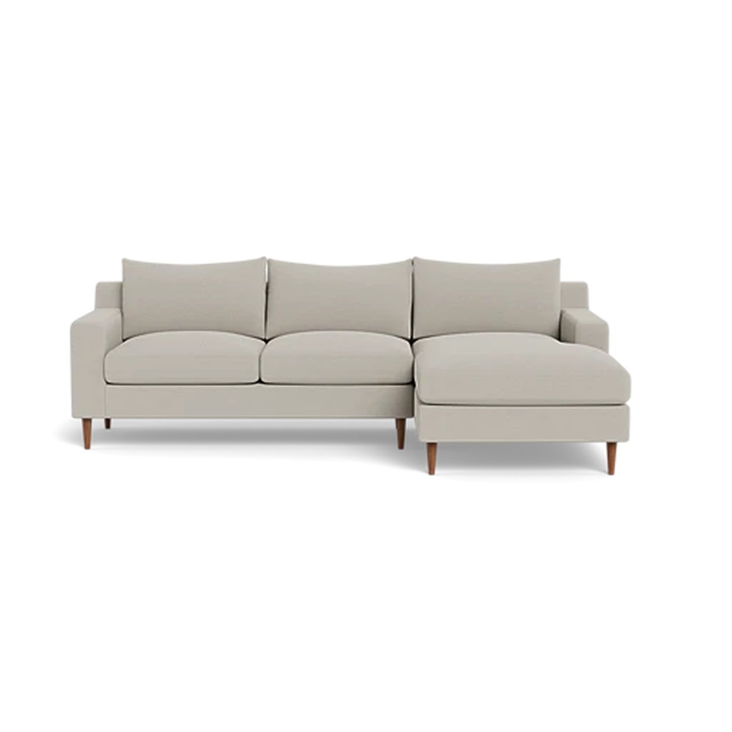 Sloan 3-Seat Right Chaise Sectional Standard Depth — Standard Chaise