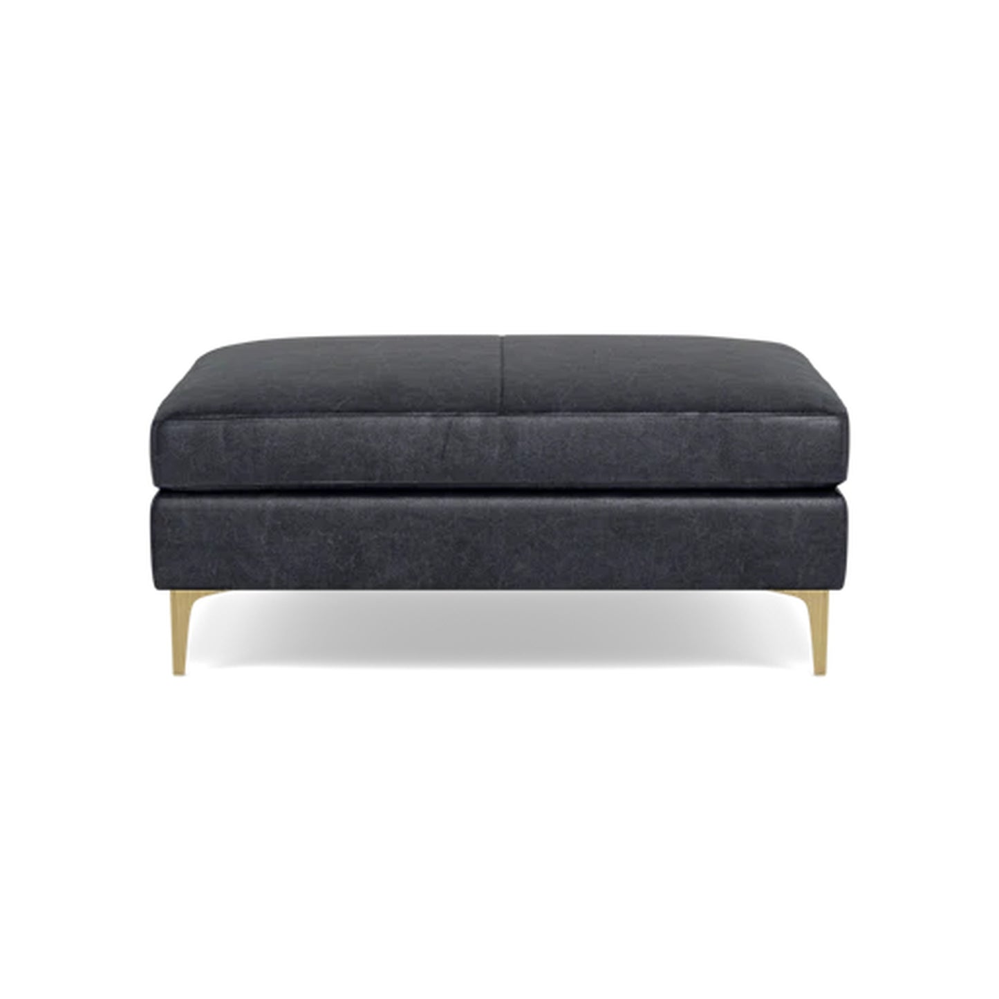 Sloan Leather Ottoman Standard