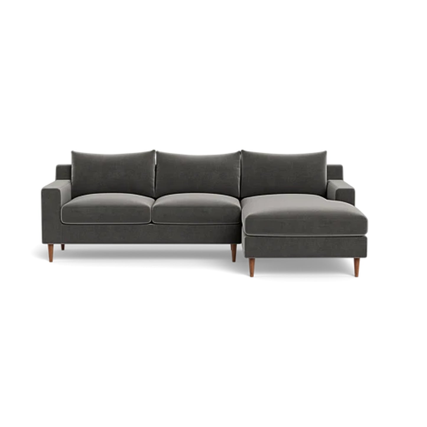 Sloan 3-Seat Right Chaise Sectional Standard Depth — Standard Chaise