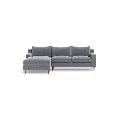 Sloan 3-Seat Left Chaise Sectional Deep Seat — Extended Chaise