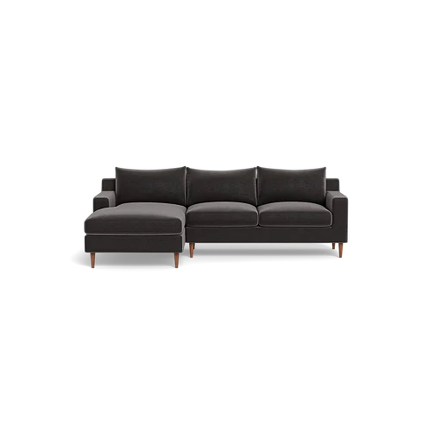 Sloan 3-Seat Left Chaise Sectional Deep Seat — Compact Chaise