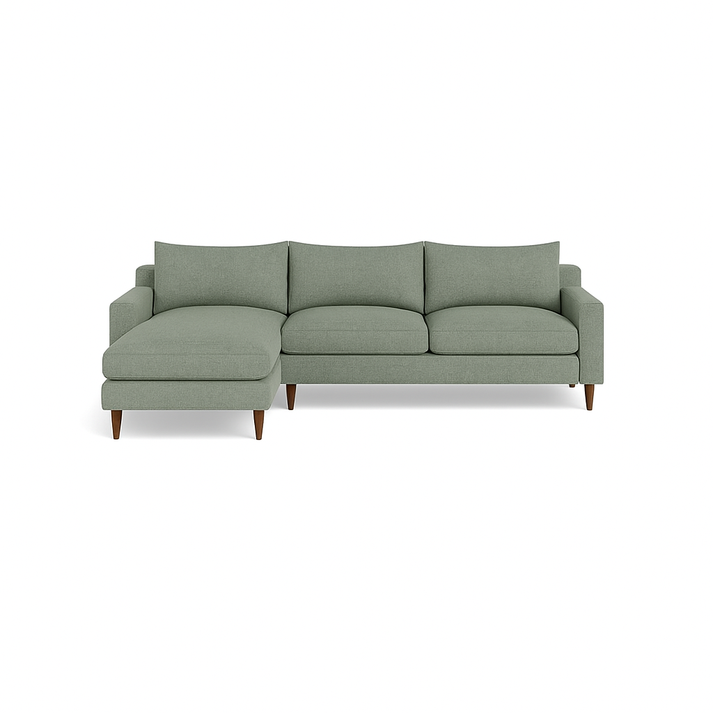 Sloan 3-Seat Left Chaise Sectional Standard Depth — Standard Chaise