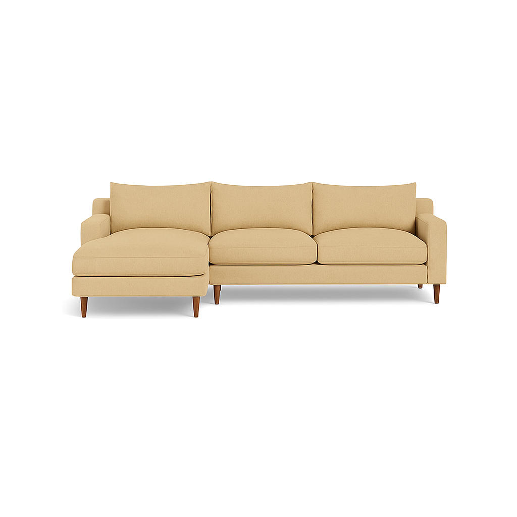 Sloan 3-Seat Left Chaise Sectional Deep Seat — Compact Chaise