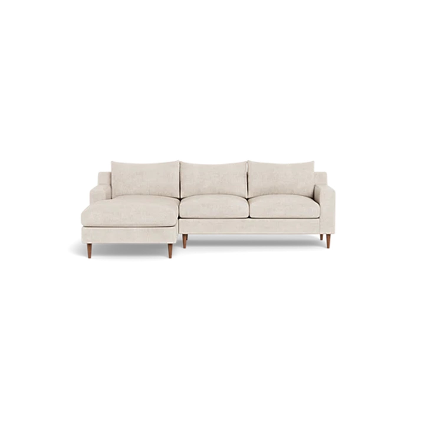 Sloan 3-Seat Left Chaise Sectional Deep Seat — Compact Chaise