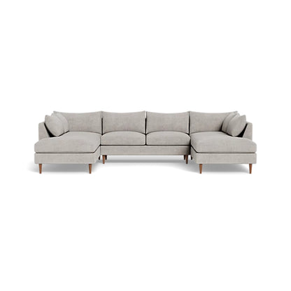 Sloan 4-Seater U-Chaise Sectional Standard Depth Symmetrical Peninsula (Copy)