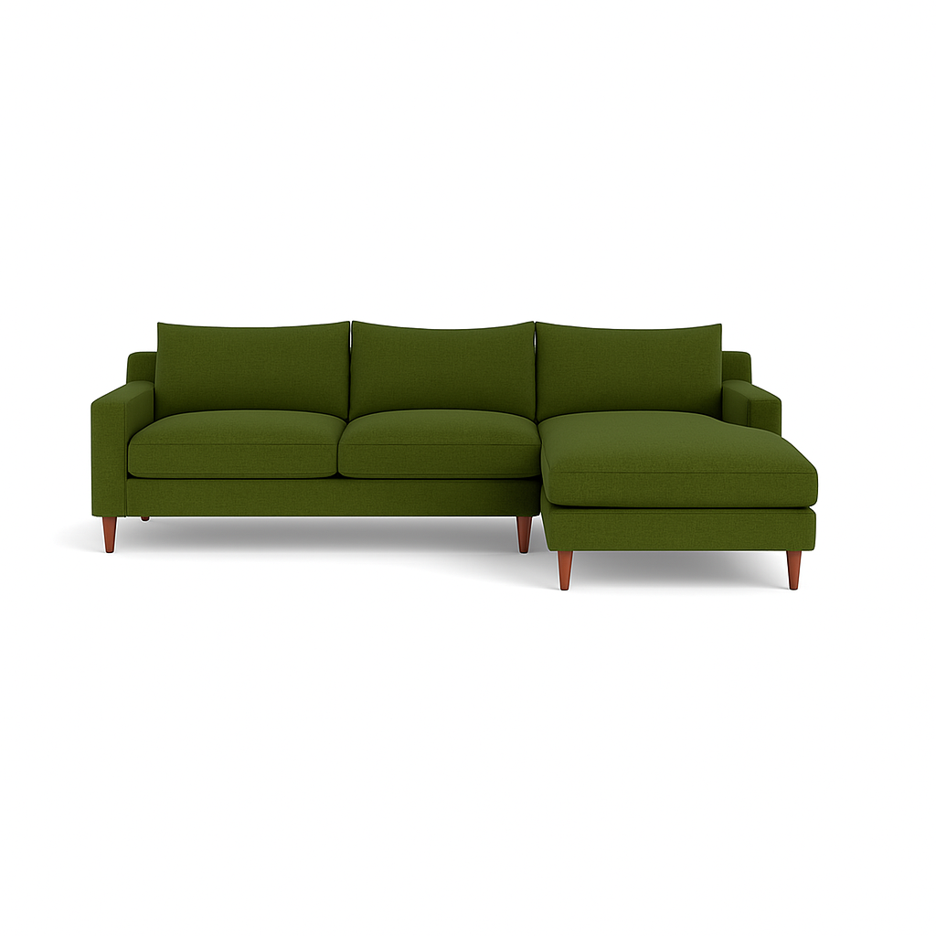 Sloan 3-Seat Right Chaise Sectional Standard Depth — Standard Chaise