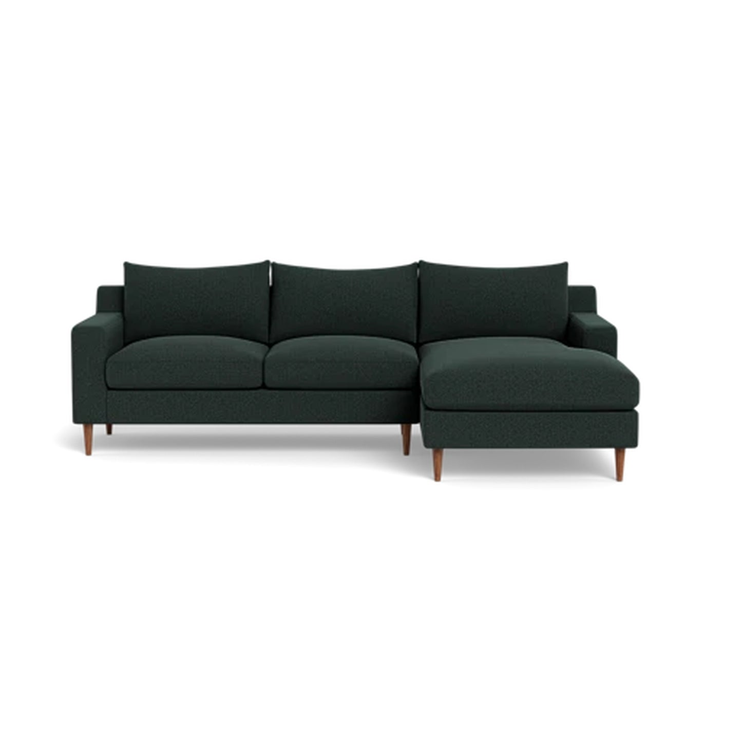 Sloan 3-Seat Right Chaise Sectional Deep Seat — Compact Chaise