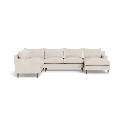 Sloan 5-Seat Corner Sectional Sofa with Right Chaise Standard Depth — Standard Chaise