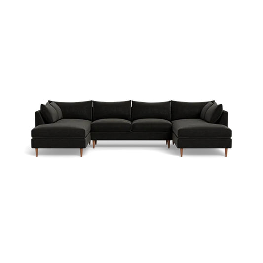 Sloan 4-Seater U-Chaise Sectional Standard Depth Symmetrical Causeway