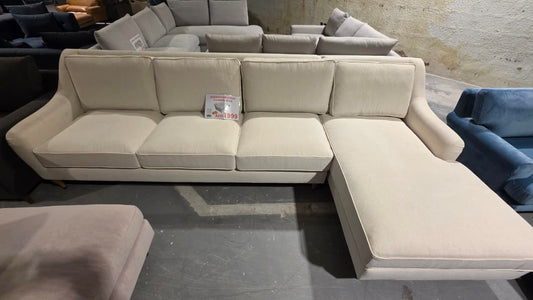 Alex 3-Seat Right Chaise Sectional