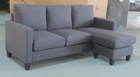 Reversible left/right corner sofa-Grey(1)